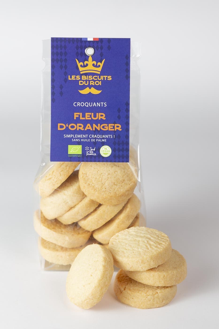 Biscuit végétal croquant fleur d'oranger en lot de 12x120g
