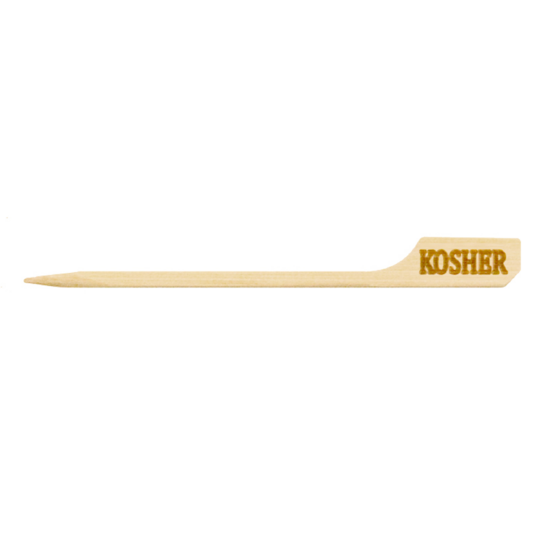 Pique bambou teppo gushi inscription kosher (casher)   h90mm, 1000pcs