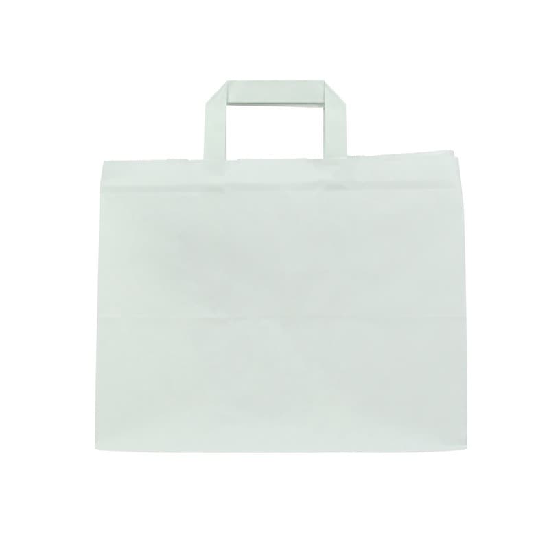 Sac cabas papier blanc  320x200x250mm, 250pcs