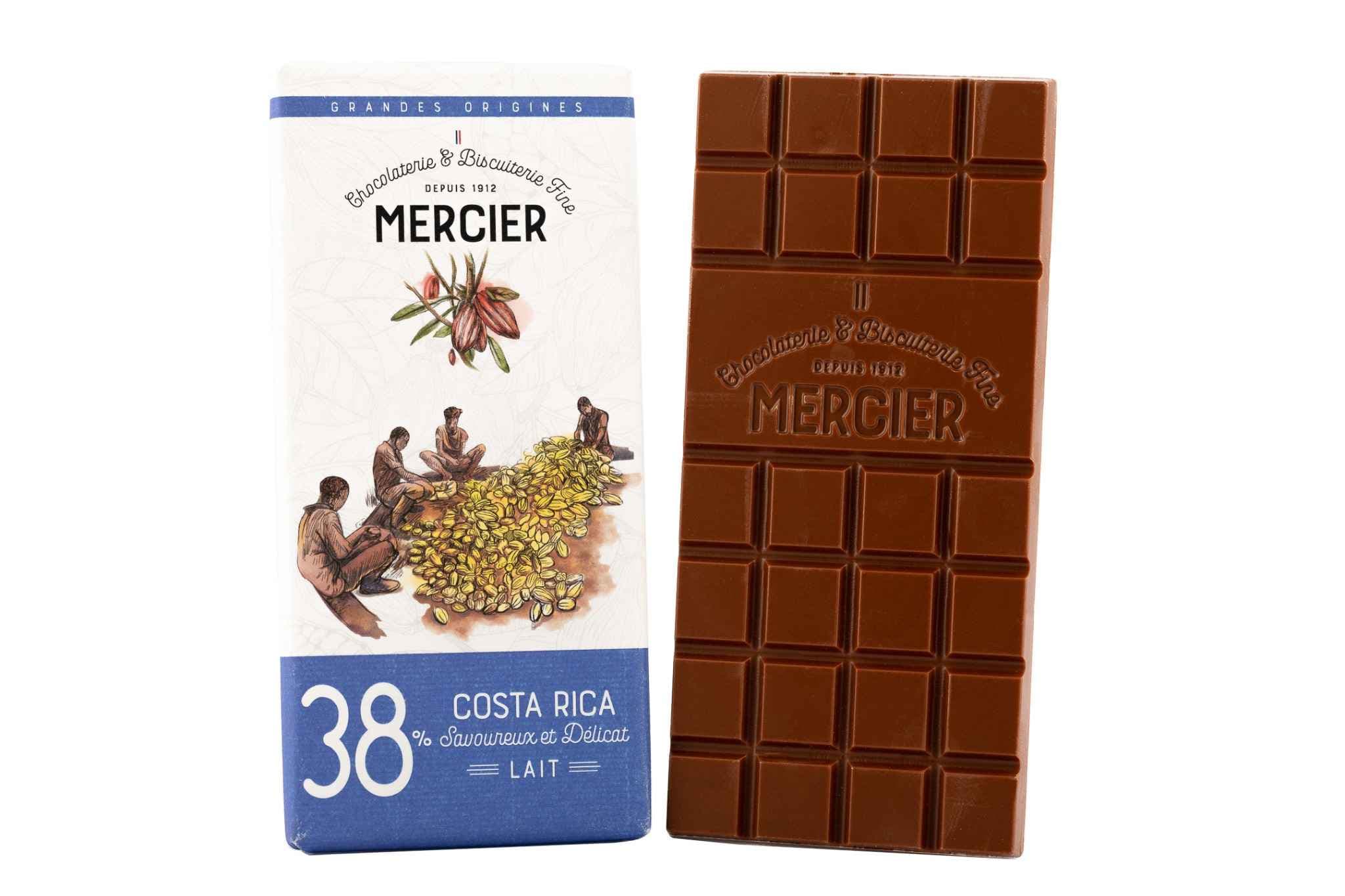 Tablette au chocolat au Lait - Costa Rica 38%