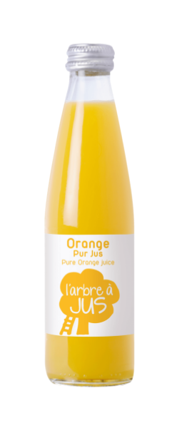 Pur jus d'orange 25cl vendu par 20