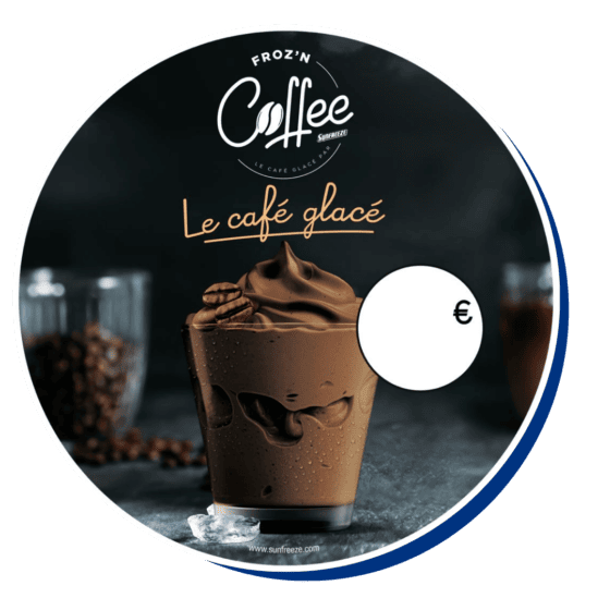 Affiche café glacé
